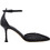 Nine West POPDAT2 Γόβες Δερμάτινες με Λεπτό Ψηλό Τακούνι & Λουράκι Μαύρες 02-002