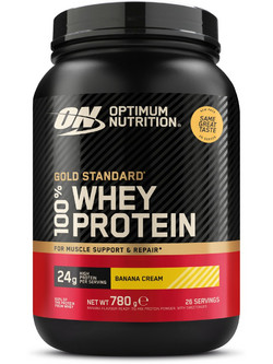 Optimum Nutrition Gold Standard 100% Whey Banana Πρωτεΐνη Ορού Γάλακτος Γράμμωσης 780gr