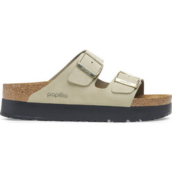 Birkenstock Arizona Papillio Γυναικεία Σανδάλια Suede Ανατομικά Πράσινο Mint 1026971