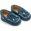 Babywalker Βαπτιστικά Loafers για Αγόρι Δερμάτινα Ανατομικά Royal Blue PRI2121