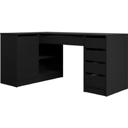 PoliHome Ada Γωνιακό Γραφείο Ξύλινο 158x98x76cm 163152379