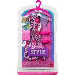 Mattel Barbie Style Ροζ Animal Print Φόρεμα