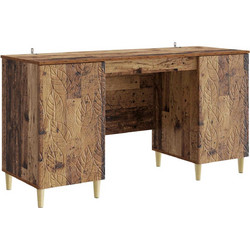 vidaXL Γραφείο Υπολογιστή Ξύλινο 142.5x50x75cm 3414619