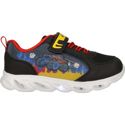 Zig-Zag Παιδικά Sneakers με Φωτάκια Μαύρα Κόκκινα Κίτρινα Z262497-1001