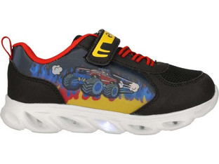 Zig-Zag Παιδικά Sneakers με Φωτάκια Μαύρα Κόκκινα Κίτρινα Z262497-1001