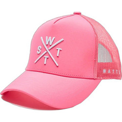 Watts Ανδρικό Καπέλο Jockey με Δίχτυ Snapback Υφασμάτινο Φούξια 8-1RTRIBE-W1937