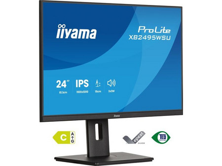 iiyama XB2495WSU-B1 IPS Monitor 24.1" 1920x1200 FHD 100Hz 4ms