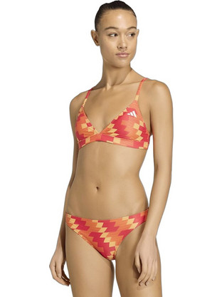 Adidas Football-Inspired Αθλητικό Bikini Set Τριγωνάκι Κοραλί Κίτρινο KR4904