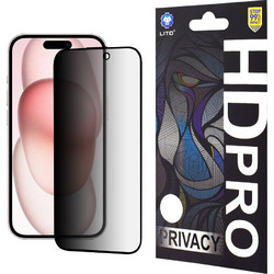 Lito HD Pro Privacy Tempered Glass (iPhone 15)