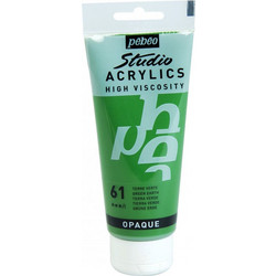 Pebeo Studio Acrylics 61 Green Earth Ακρυλικό Χρώμα Ζωγραφικής 100ml