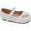 Zak Shoes Παιδικές Μπαλαρίνες Δερματίνη με Σκρατς Λευκές SD12317