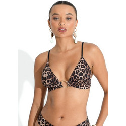 Bluepoint Bikini Top Τριγωνάκι Animal Print Καφέ 26066080-18