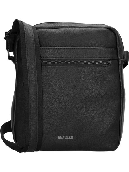 Beagles Originals Ανδρική Τσάντα Ώμου / Χιαστί Μαύρη 21672-001