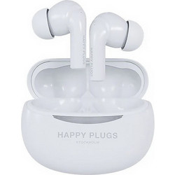 Happy Plugs Joy Pro Ακουστικά Bluetooth In Ear Ανθεκτικά στο Νερό White