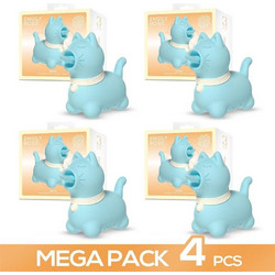 Engily Ross Meow Massager with Licking Tongue Κλειτοριδικός Δονητής 4τμχ