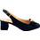 Blondie Γόβες Slingback με Λεπτό Χαμηλό Τακούνι & Φιόγκο Navy Μπλε 1410