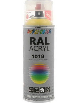 Dupli-Color Acryl RAL 1018 Σπρέι Αστάρι Κίτρινο 400ml
