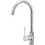 Viospiral Modea Line 00-02090 Μπαταρία Κουζίνας Πάγκου Διπλής Παροχής Ανάμεικτη Inox