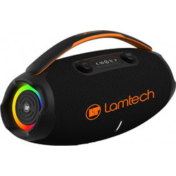 Lamtech LAM980954 Party Box Ηχείο Bluetooth 60W με Ραδιόφωνο Μαύρο Πορτοκαλί