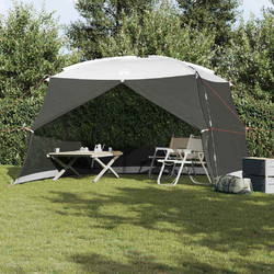 vidaXL Τέντα Παραλίας Λευκή 380x380x225cm 4100693