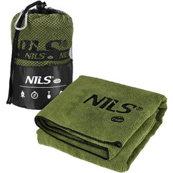 NILS Camp NCR15 Πετσέτα Microfiber Χακί 60x120cm