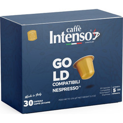 Intenso Κάψουλες Espresso Gold Συμβατές με Μηχανή Nespresso 30τμχ