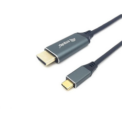 Equip Καλώδιο HDMI Male to USB-C Male 1m Black 133415
