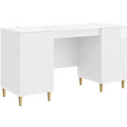 vidaXL Γραφείο Υπολογιστή Ξύλινο 142.5x50x75cm 3414598