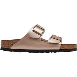 Birkenstock Arizona Δερμάτινα Γυναικεία Σανδάλια Ανατομικά Μπρονζέ 1023960