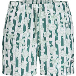 Jack & Jones Ανδρικό Μαγιό Σορτς Floral Βεραμάν 12291426