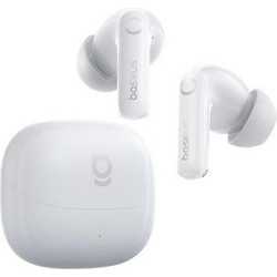 Baseus Bass BP1 Pro Ακουστικά Bluetooth In Ear Ανθεκτικά στο Νερό White
