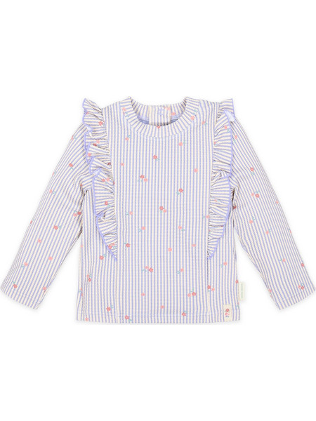 Little Dutch Dreamy Stripes Αντηλιακό UV Βρεφικό Μαγιό Μπλούζα για Κορίτσι Λιλά LD-CL26030