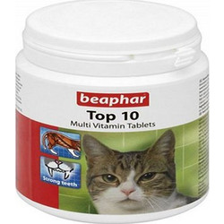Beaphar Top 10 Πολυβιταμίνες Γάτας 180 Δισκία