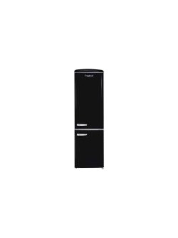 Frigelux CB255RND Retro Ψυγειοκαταψύκτης 246lt Υ181xΠ55xΒ57.5cm Μαύρος