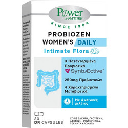 Power Health Probiozen Women's Daily Intimate Flora Προβιοτικά & Πρεβιοτικά 30 Κάψουλες