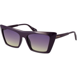 Max & Co MO0122 81Z Γυναικεία Γυαλιά Ηλίου Πεταλούδα Κοκάλινα Μαύρα με Μωβ Φακό