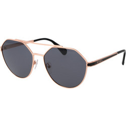Max & Co MO0119 33A Γυναικεία Γυαλιά Ηλίου Πολυγωνικά Μεταλλικά Χρυσά με Μαύρο Φακό