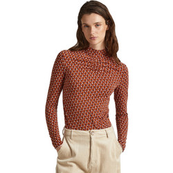 Pepe Jeans Γυναικείο Χειμερινό Top Καφέ PL505670-0AA