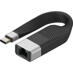 Techly ICOC-USBC-RJ45 Ενσύρματος Ethernet USB-C Αντάπτορας Δικτύου 1Gbps