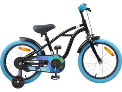 vidaXL 42009317 Παιδικό Ποδήλατο Πόλης 16" Μαύρο