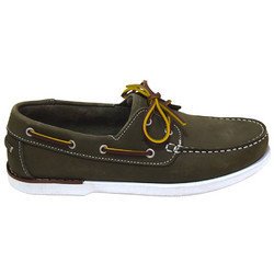 Boxer Ανδρικά Μοκασίνια Boat Shoes Καστόρινα Χακί 19502-30-042