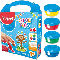 Maped Color'Peps Σετ Δακτυλομπογιές 4x80ml 812510