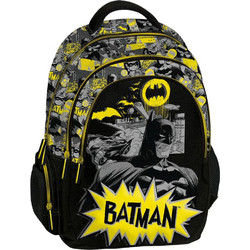 Graffiti Batman Σχολική Τσάντα Πλάτης Δημοτικού Μαύρη 265211