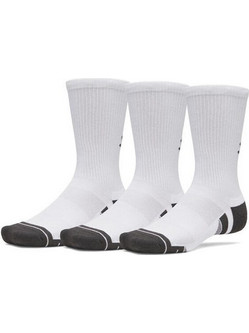 Under Armour Ανδρικές Κάλτσες Ψηλές με Σχέδια Λευκές 3Pack 6015139-100
