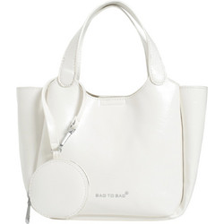 Bag to Bag Γυναικείο Τσαντάκι Χειρός από Δερματίνη Λευκό KX2509