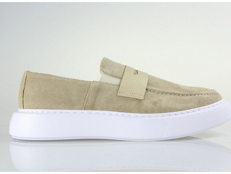 Ridge Ανδρικά Μοκασίνια Loafers Καστόρινα Μπεζ 903