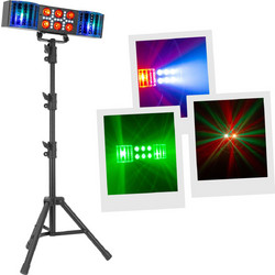 BoomTone DJ Twin Derby Φωτορυθμικό Μπάρα Wash LED RGBW