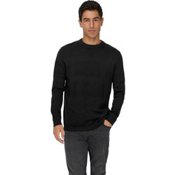 Only & Sons Ανδρική Πλεκτή Μπλούζα Μαύρη 22033298
