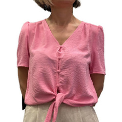 Only Γυναικείο Καλοκαιρινό Crop Top Φούξια 15254746