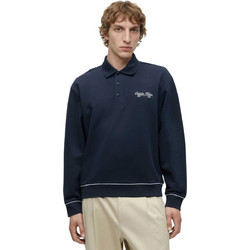 Calvin Klein Ανδρική Μπλούζα Polo Μακρυμάνικη Navy Μπλε LV04RG202G-CEF